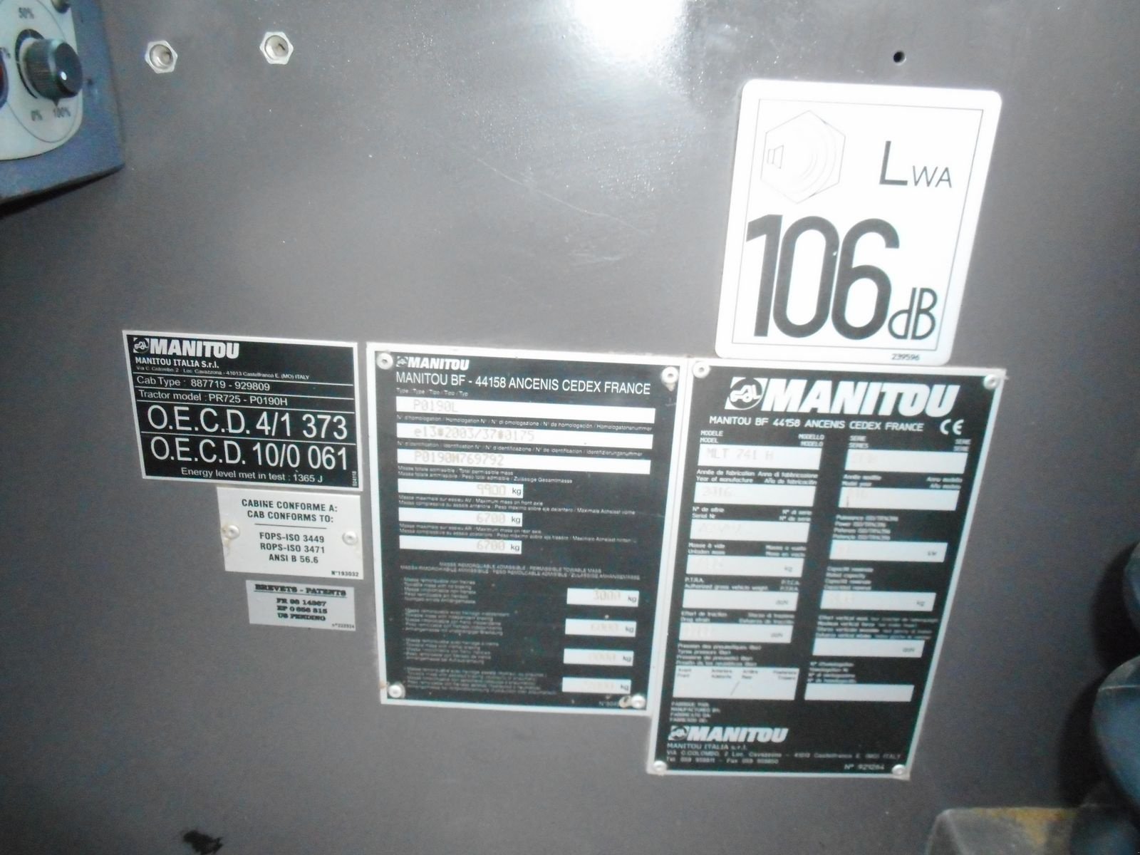 Teleskoplader des Typs Manitou MLT 741 H  ( 7m - 4,1t - 36km/h), Gebrauchtmaschine in St. Nikolai ob Draßling (Bild 9)