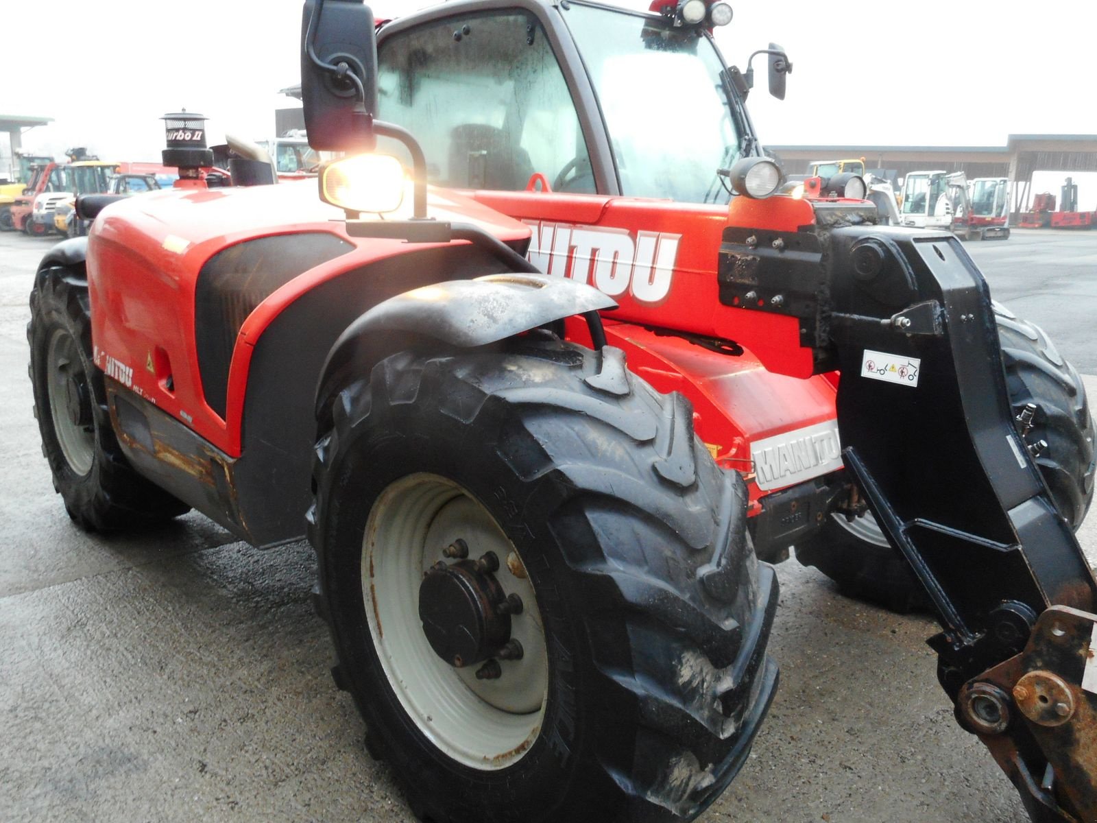 Teleskoplader des Typs Manitou MLT 741 H  ( 7m - 4,1t - 36km/h), Gebrauchtmaschine in St. Nikolai ob Draßling (Bild 13)