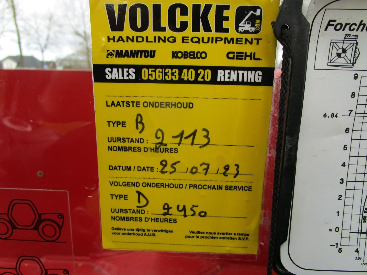 Teleskoplader za tip Manitou mlt mvt 730, Gebrauchtmaschine u Nieuw-Weerdinge (Slika 10)