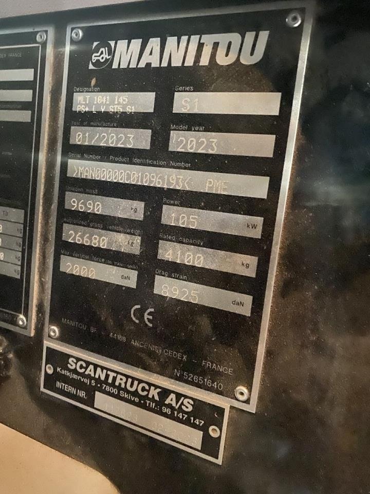 Teleskoplader del tipo Manitou MLT1041-145PS+ L ELITE ST5, Gebrauchtmaschine In Skive (Immagine 10)