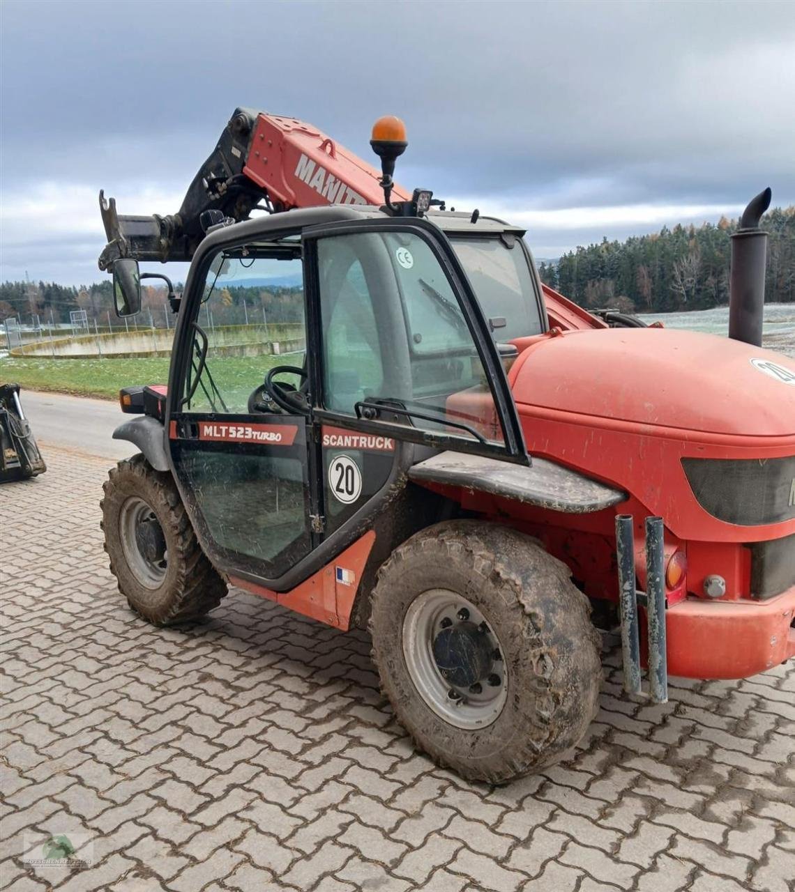 Teleskoplader del tipo Manitou MLT523 Turbo, Gebrauchtmaschine en Münchberg (Imagen 5)