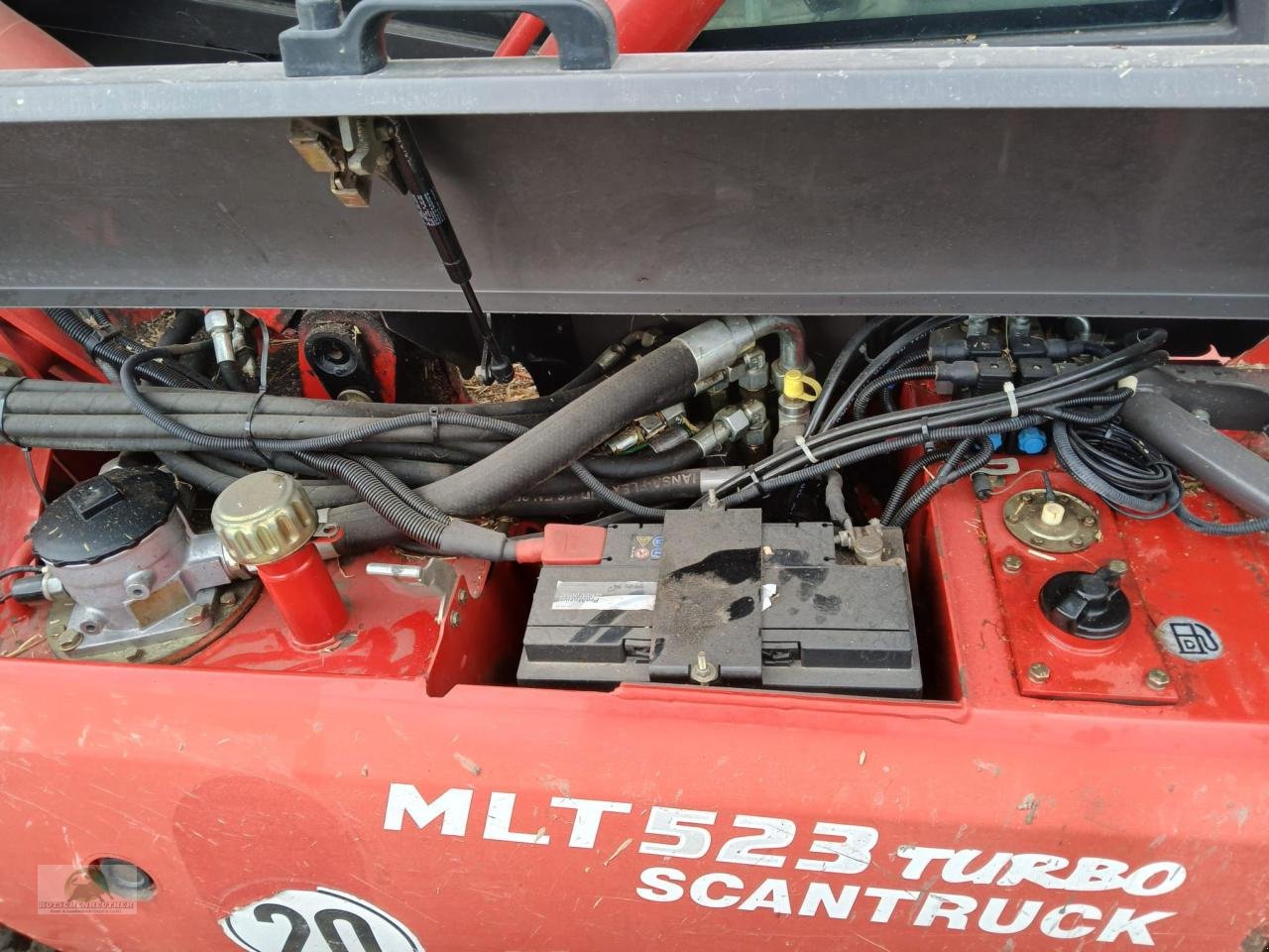 Teleskoplader del tipo Manitou MLT523 Turbo, Gebrauchtmaschine en Münchberg (Imagen 6)