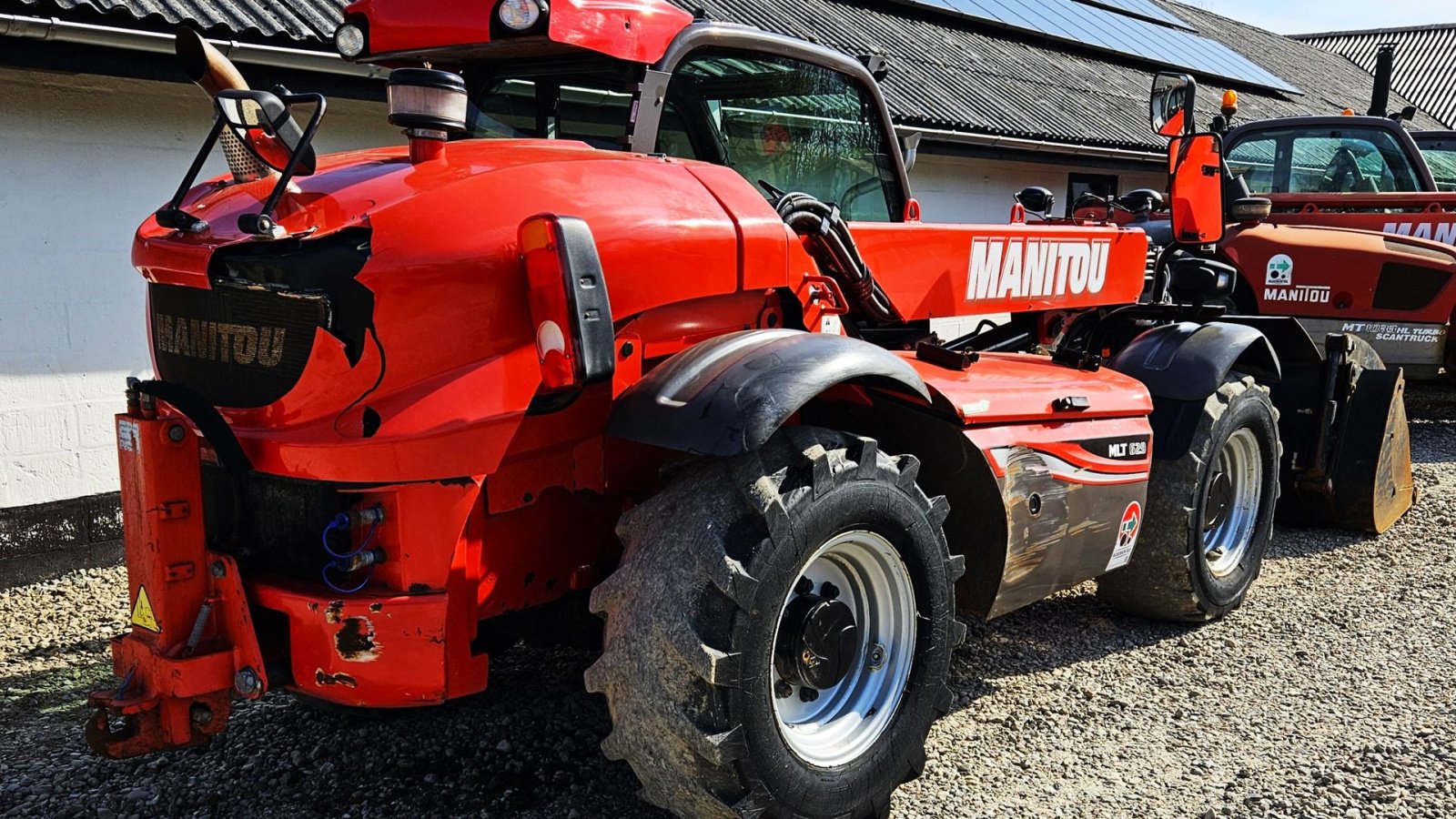 Teleskoplader tip Manitou MLT629 / centralsmøring og hitch krog / meget udstyr, Gebrauchtmaschine in Arden (Poză 7)