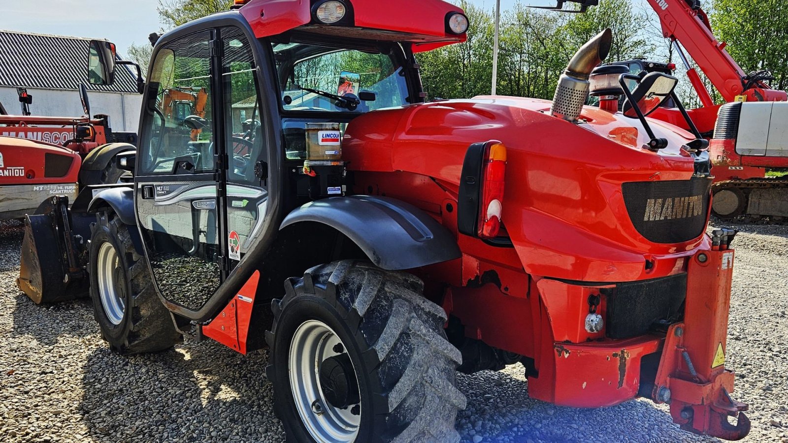 Teleskoplader tip Manitou MLT629 / centralsmøring og hitch krog / meget udstyr, Gebrauchtmaschine in Arden (Poză 4)
