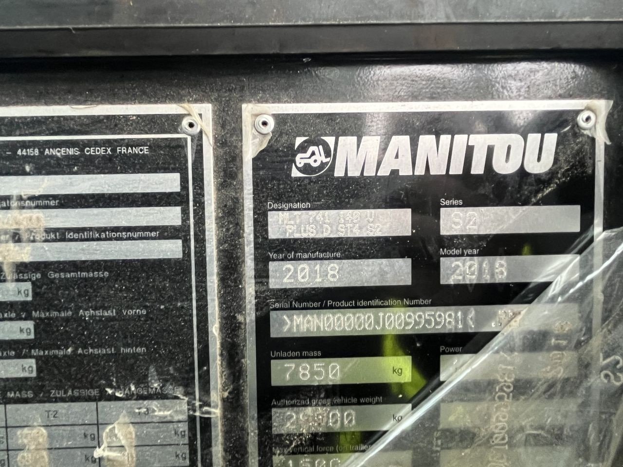 Teleskoplader typu Manitou MLT741-140V+ ELITE, Gebrauchtmaschine w Skive (Zdjęcie 15)