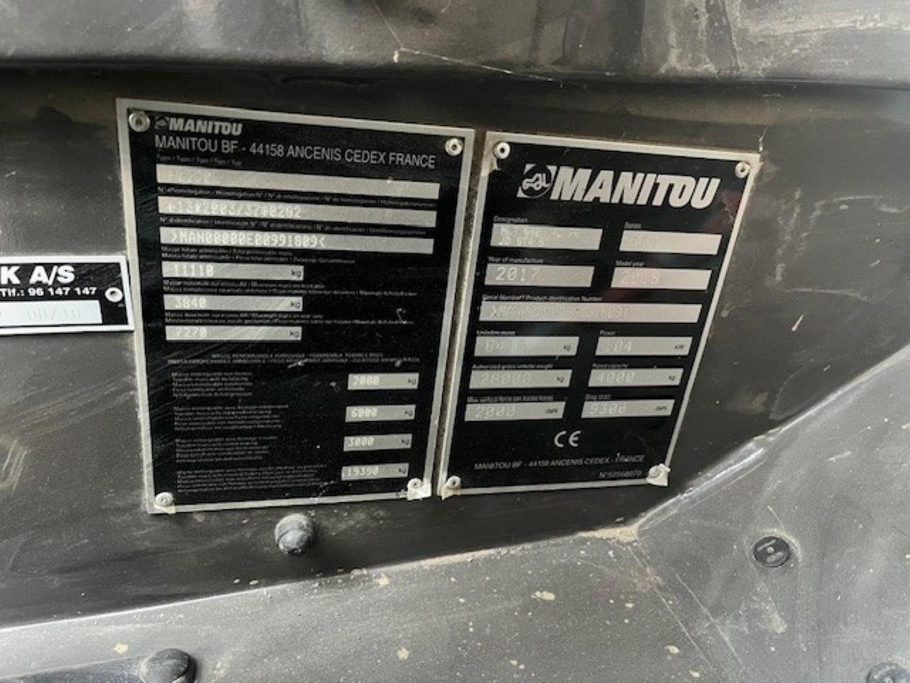 Teleskoplader типа Manitou MLT840-145PS ELITE, Gebrauchtmaschine в Skive (Фотография 7)