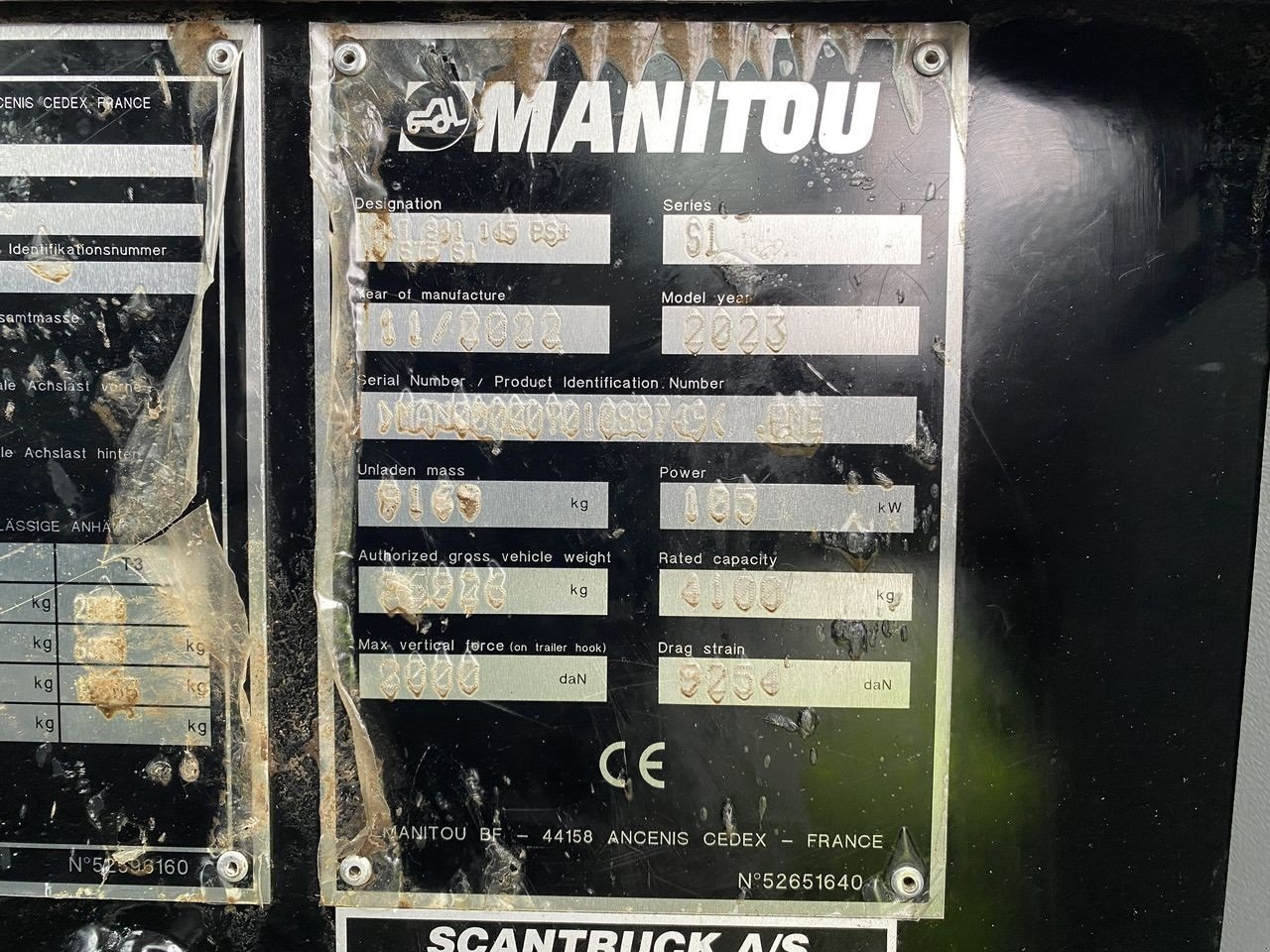 Teleskoplader типа Manitou MLT841-145PS+ ELITE ST5, Gebrauchtmaschine в Skive (Фотография 11)