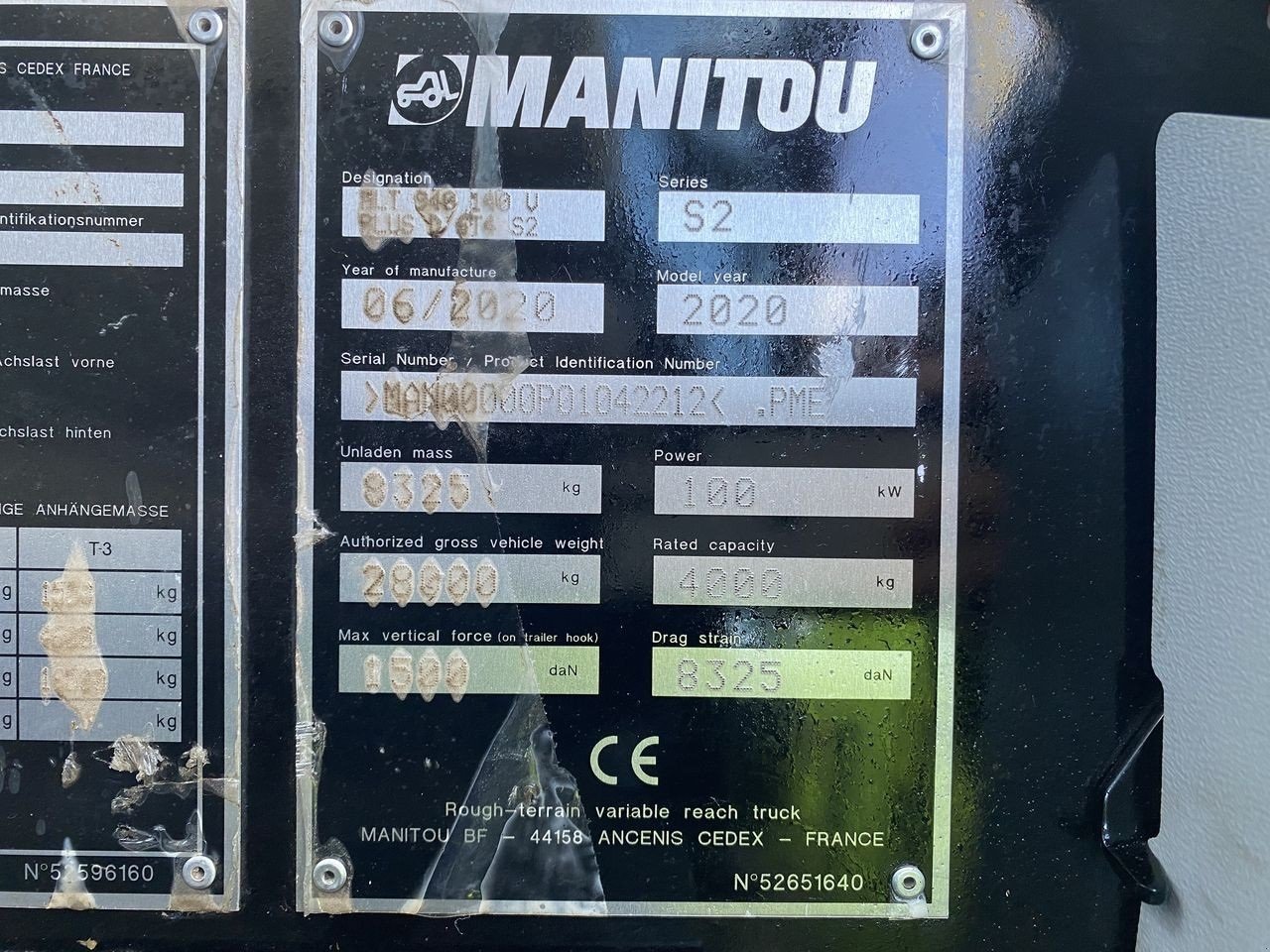 Teleskoplader del tipo Manitou MLT940-140V+ ELITE, Gebrauchtmaschine en Skive (Imagen 13)