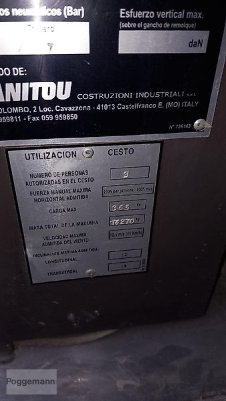 Teleskoplader del tipo Manitou MRT 2150, Gebrauchtmaschine In Bad Iburg - Sentrup (Immagine 21)