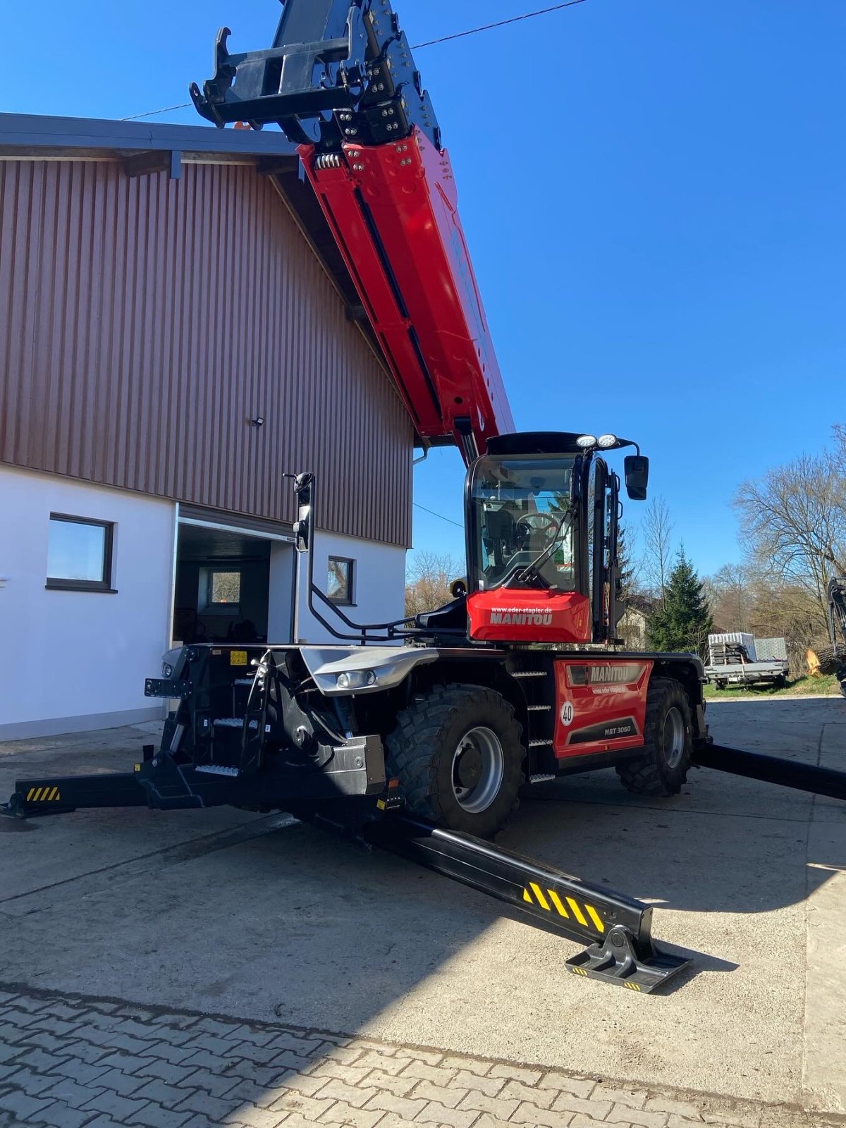 Teleskoplader typu Manitou Mrt 3060 vison+, Gebrauchtmaschine v Isen (Obrázek 4)