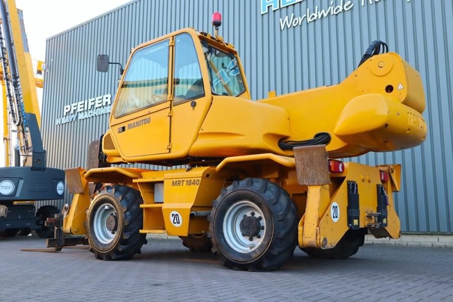 Teleskoplader tip Manitou MRT1840 EASY Diesel, 4x4x4 Drive, 18m Lifting Heig, Gebrauchtmaschine in Groenlo (Poză 10)