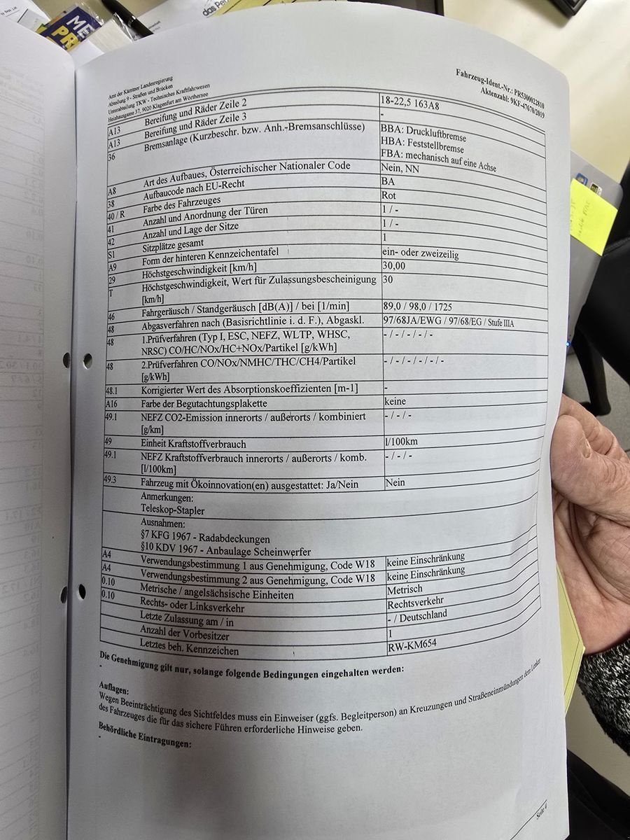 Teleskoplader of the type Manitou MRT1842, Gebrauchtmaschine in Gabersdorf (Picture 30)