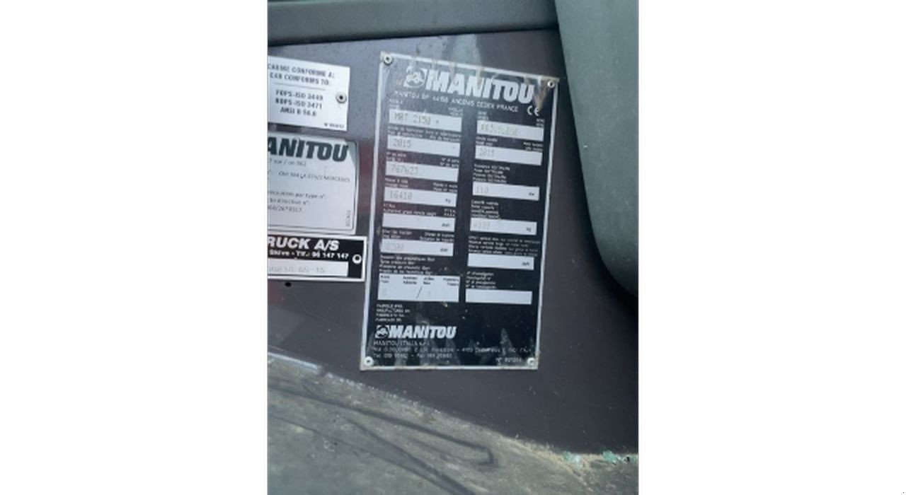 Teleskoplader типа Manitou MRT2150 P+, Gebrauchtmaschine в Skive (Фотография 5)