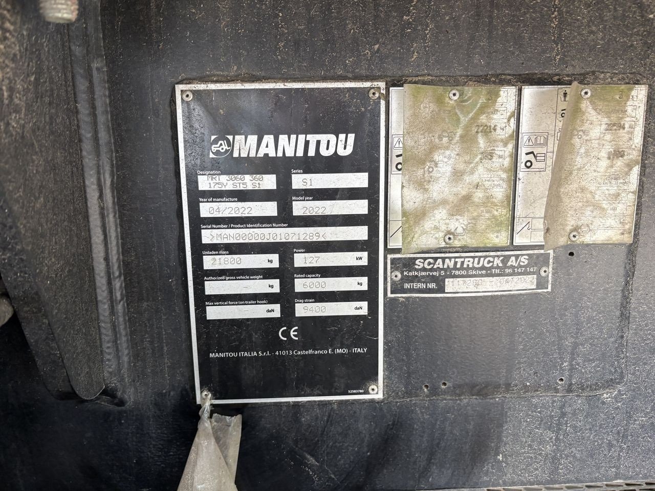 Teleskoplader za tip Manitou MRT3060 VISION+ ST5, Gebrauchtmaschine u Skive (Slika 6)