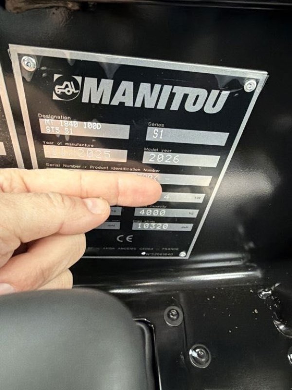 Teleskoplader типа Manitou MT 1840 100D Comfort Verreiker, Neumaschine в Laren Gld (Фотография 5)