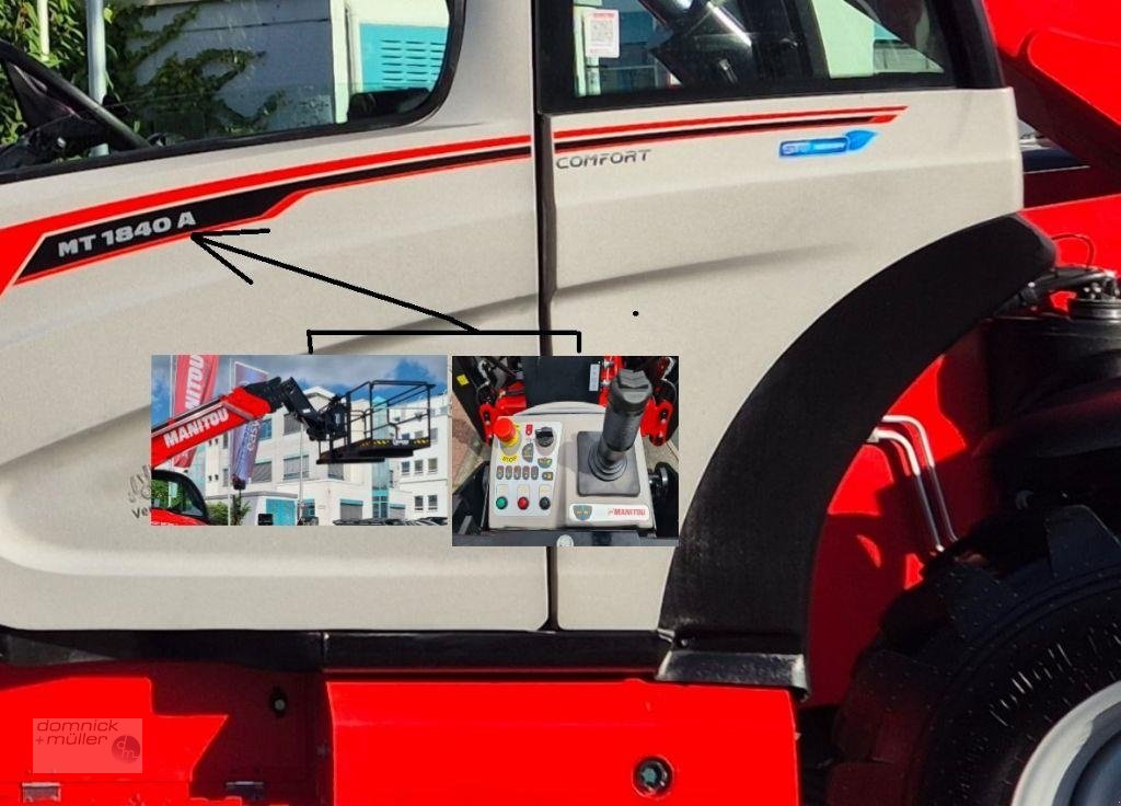 Teleskoplader tipa Manitou MT 1840 A (Basket) 100HP, Gebrauchtmaschine u Friedrichsdorf (Slika 11)