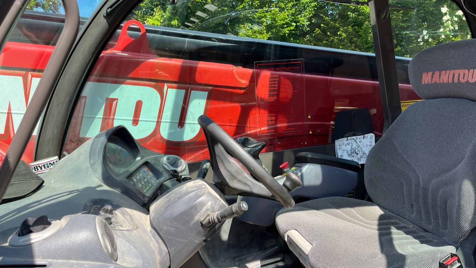Teleskoplader of the type Manitou MT 1840 A Comfort står rigtig pænt med få timer., Gebrauchtmaschine in Borre (Picture 6)