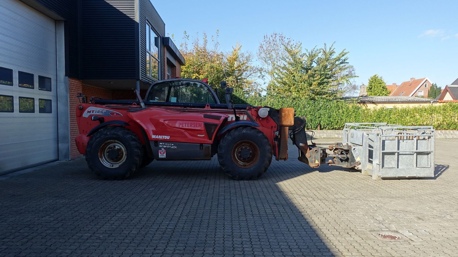 Teleskoplader a típus Manitou MT 1840 // Med kurv, gafler, dreje led og trådløs fjernbetjening, Gebrauchtmaschine ekkor: Skive (Kép 3)
