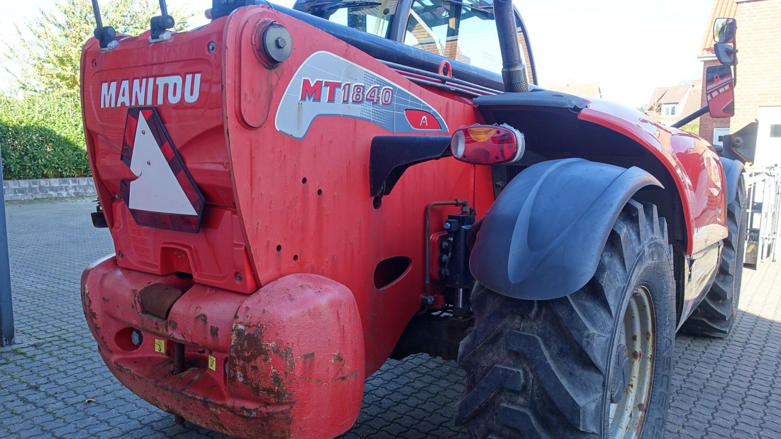 Teleskoplader a típus Manitou MT 1840 // Med kurv, gafler, dreje led og trådløs fjernbetjening, Gebrauchtmaschine ekkor: Skive (Kép 4)