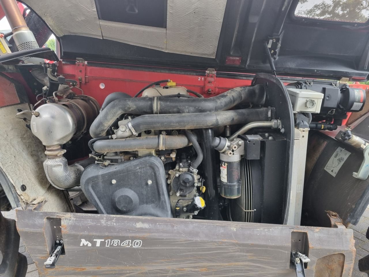 Teleskoplader типа Manitou MT 1840 privilege, Gebrauchtmaschine в Lunteren (Фотография 11)