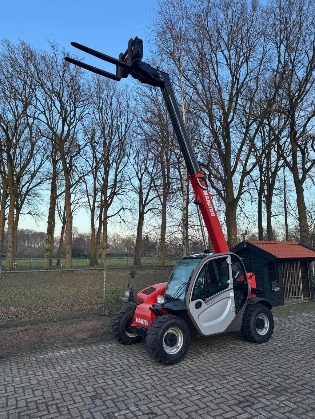 Teleskoplader van het type Manitou MT 625 Verreiker shovel, Gebrauchtmaschine in Harskamp (Foto 7)