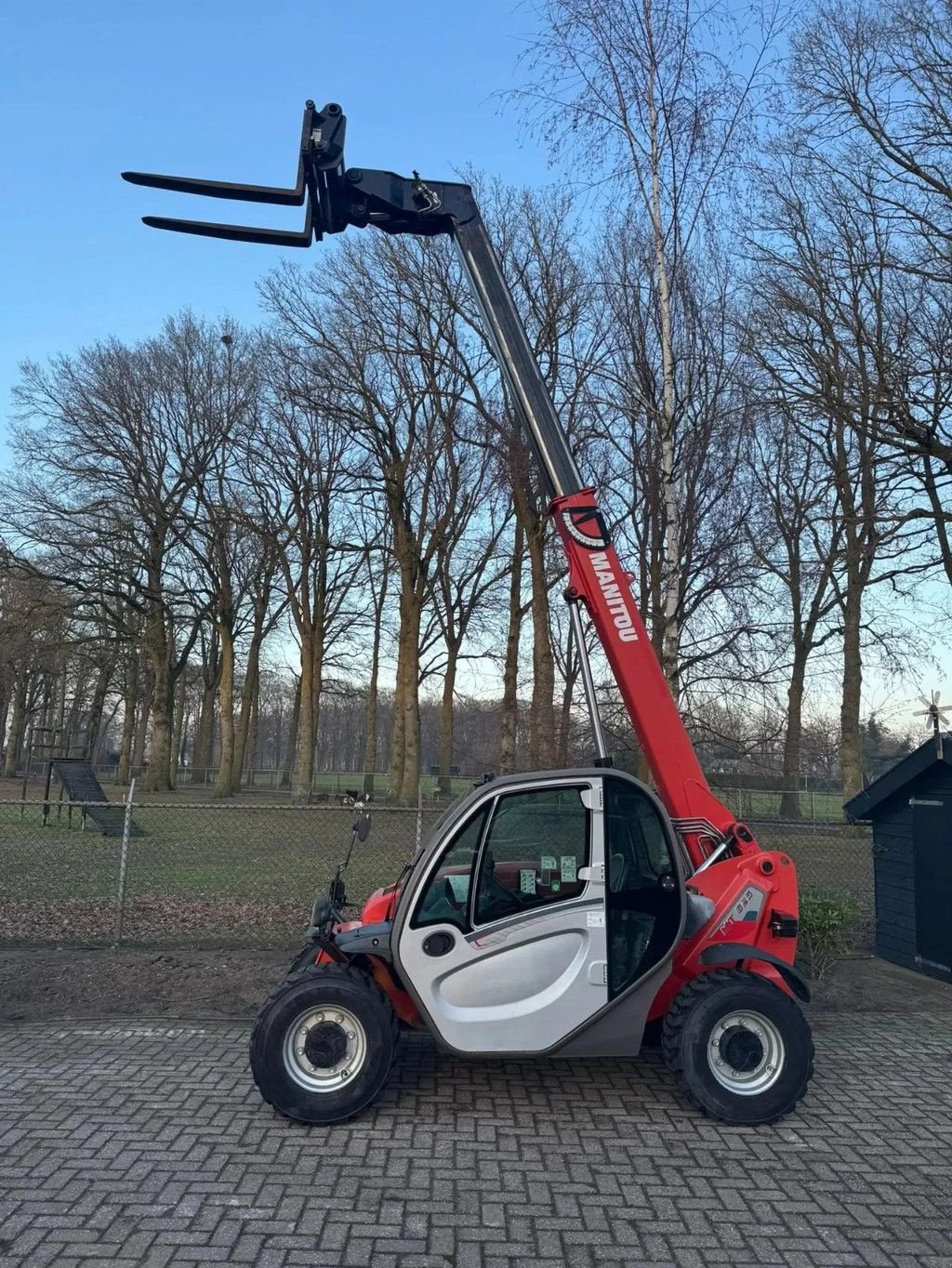 Teleskoplader van het type Manitou MT 625 Verreiker shovel, Gebrauchtmaschine in Harskamp (Foto 8)