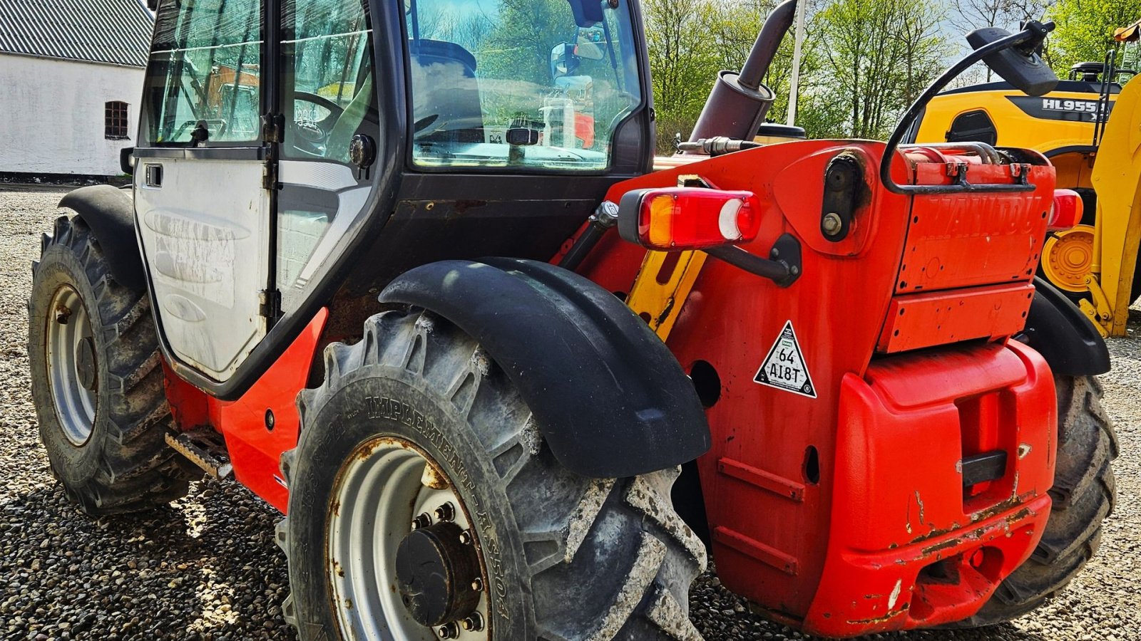 Teleskoplader Türe ait Manitou MT 732 / årgang 2014 / gode dæk og 3. funktion / 3600 timer, Gebrauchtmaschine içinde Arden (resim 7)