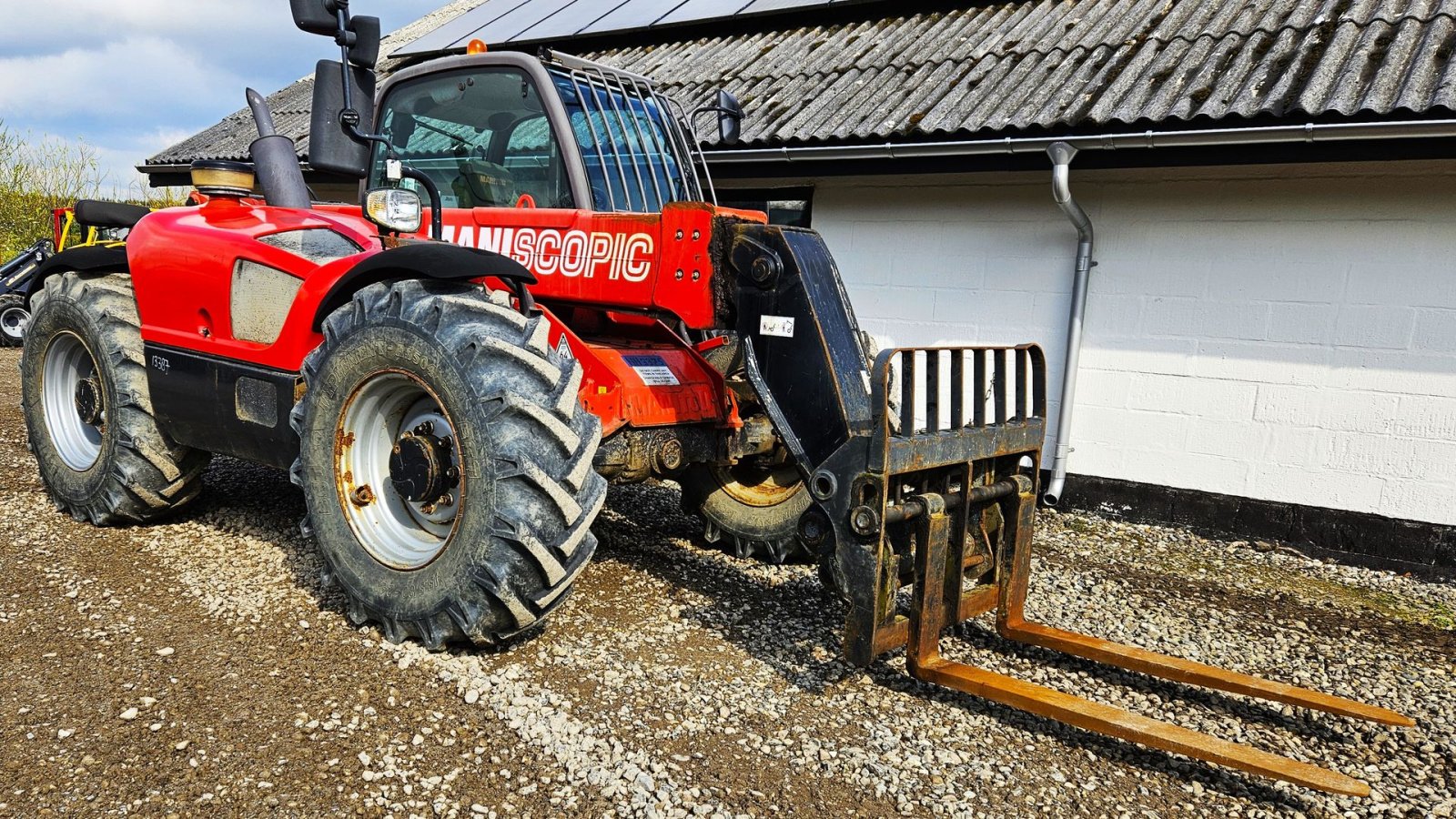 Teleskoplader Türe ait Manitou MT 732 / årgang 2014 / gode dæk og 3. funktion / 3600 timer, Gebrauchtmaschine içinde Arden (resim 3)