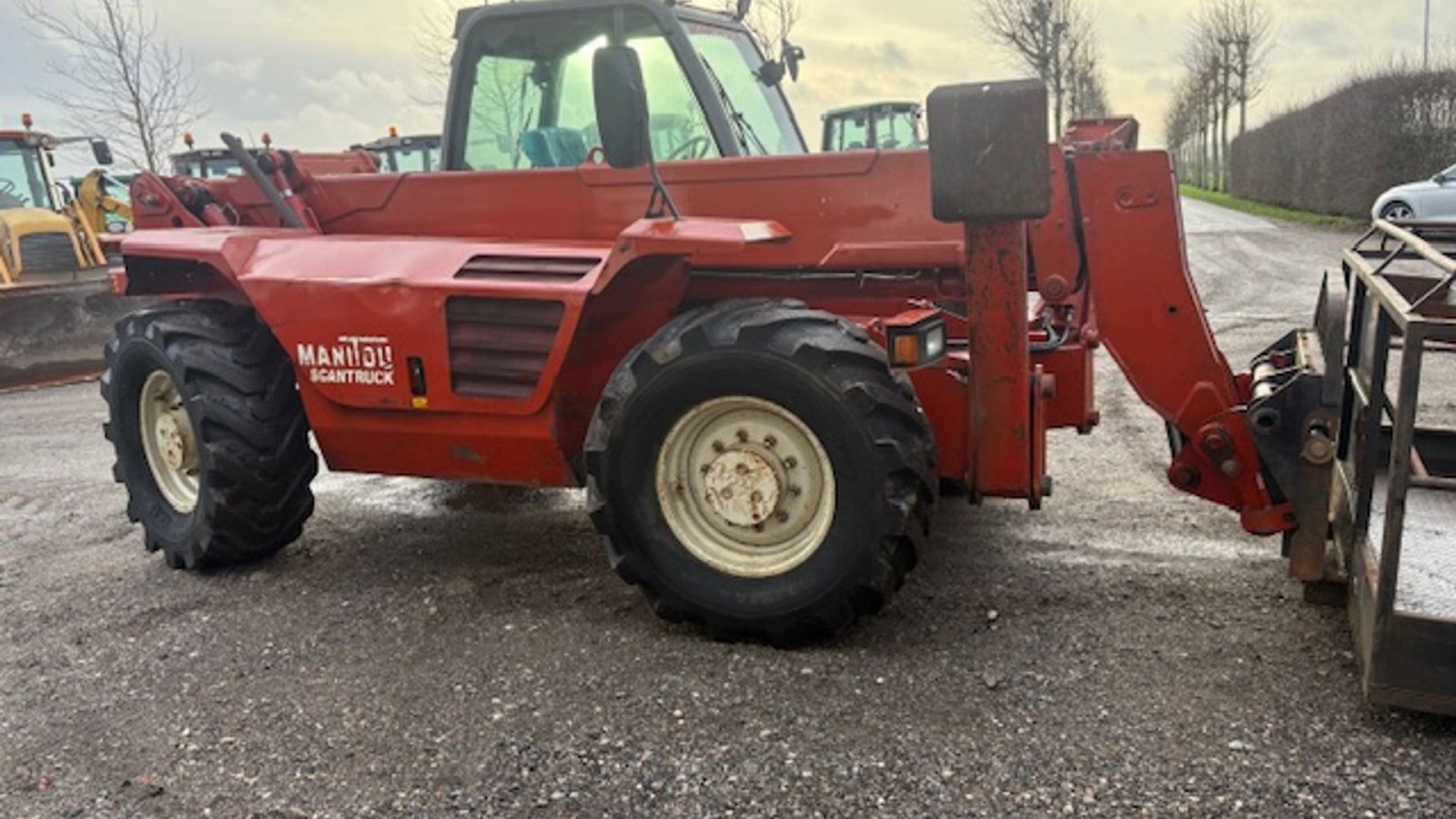 Teleskoplader Türe ait Manitou MT1232ST TURBO, KURV, GAFLER, SKOVL, Gebrauchtmaschine içinde Dronninglund (resim 10)