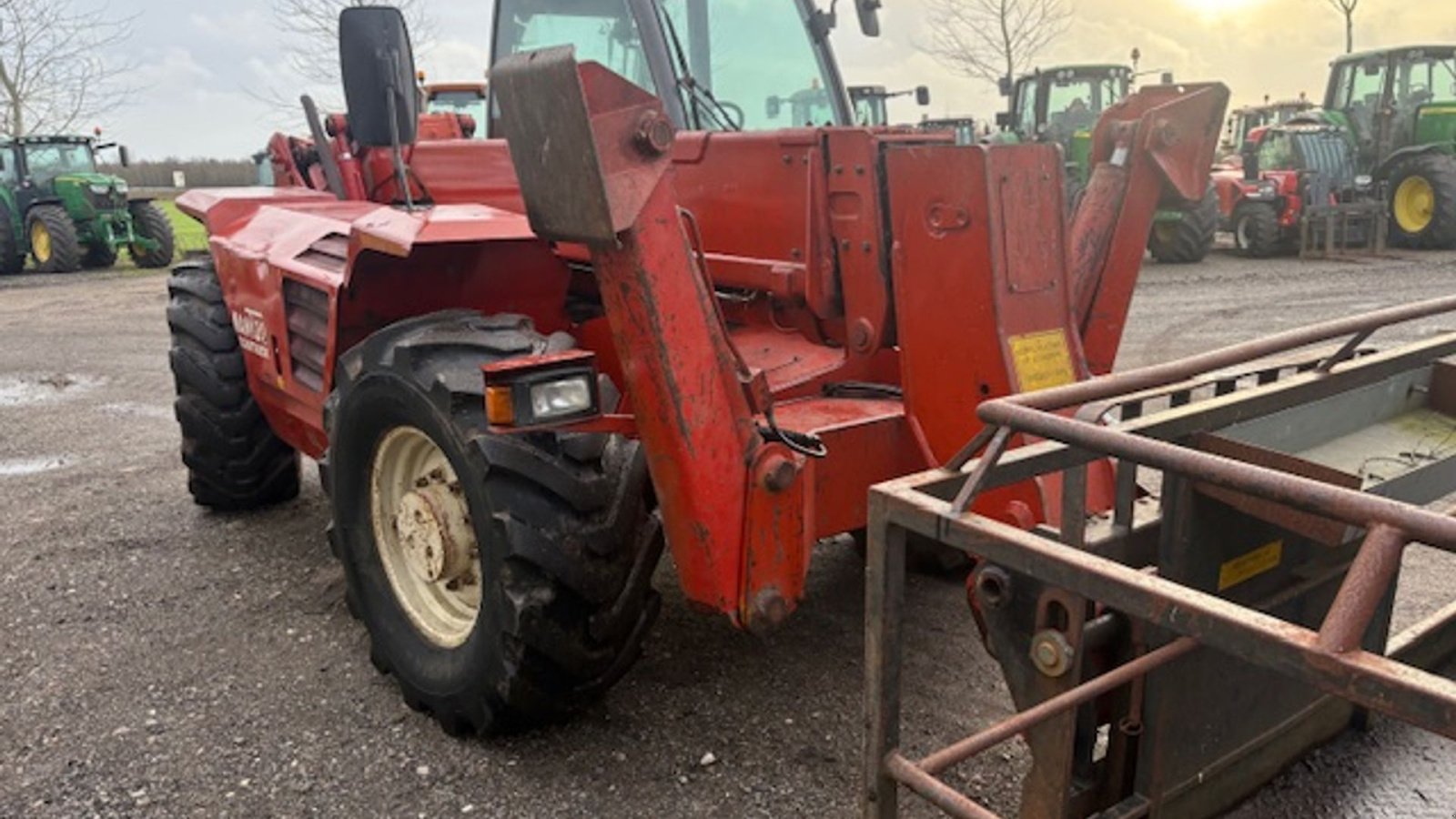 Teleskoplader Türe ait Manitou MT1232ST TURBO, KURV, GAFLER, SKOVL, Gebrauchtmaschine içinde Dronninglund (resim 8)