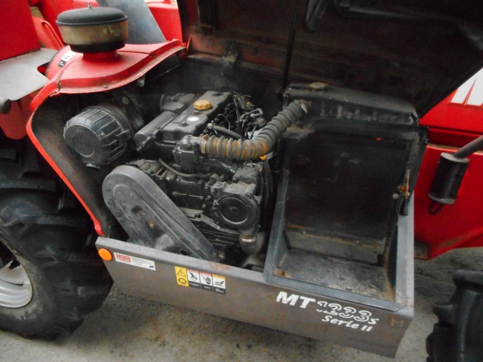 Teleskoplader del tipo Manitou MT1233S SerieII ( 12m 3,3t ) Schaufel Gabel Rese, Gebrauchtmaschine In St. Nikolai ob Draßling (Immagine 16)