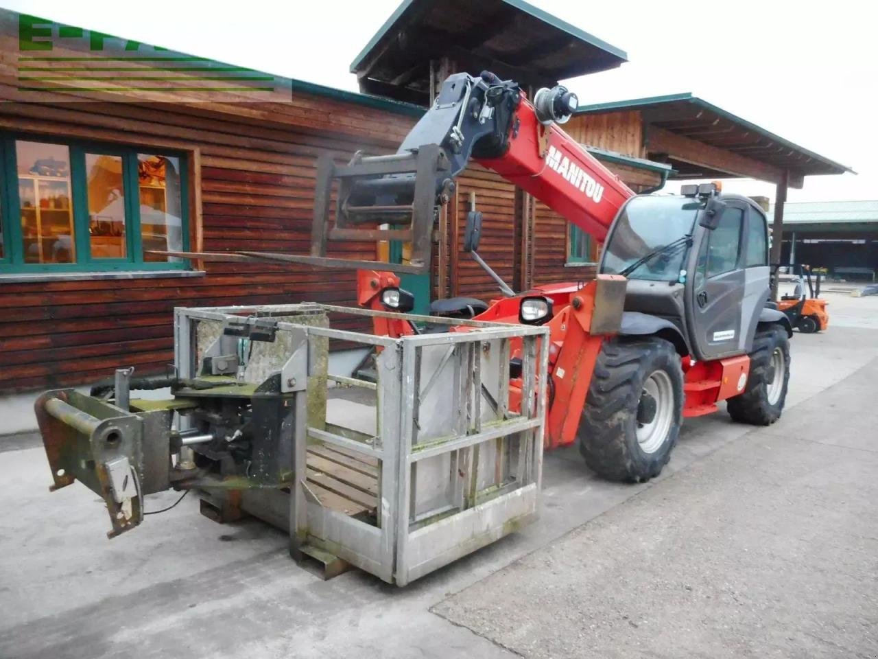 Teleskoplader tip Manitou mt1440 ( 14m 4t ) arbeitskorb + gabel, Gebrauchtmaschine in ST. NIKOLAI/DR. (Poză 3)