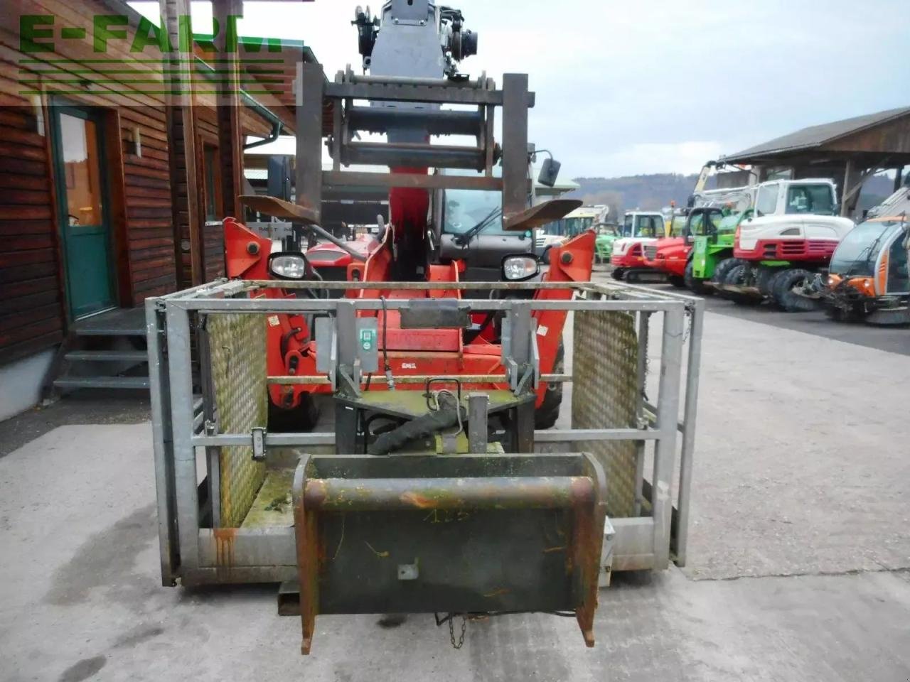 Teleskoplader tip Manitou mt1440 ( 14m 4t ) arbeitskorb + gabel, Gebrauchtmaschine in ST. NIKOLAI/DR. (Poză 15)