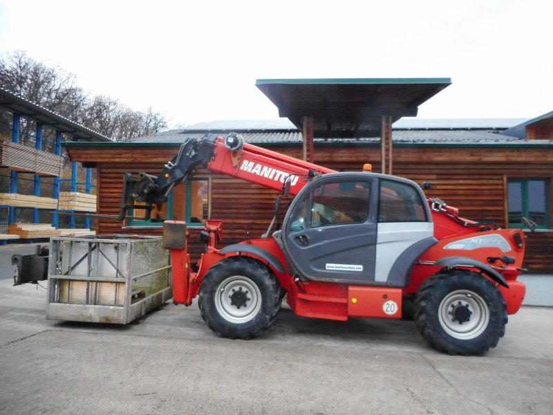 Teleskoplader des Typs Manitou MT1440 ( 14m 4t ) Arbeitskorb + Gabel, Gebrauchtmaschine in St. Nikolai ob Draßling (Bild 1)