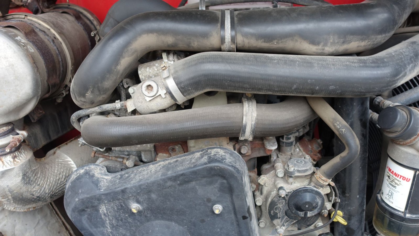 Teleskoplader des Typs Manitou MT1840A ST3B // Med kurv, gafler, dreje led og trådløs fjernbetjening, Gebrauchtmaschine in Skive (Bild 16)