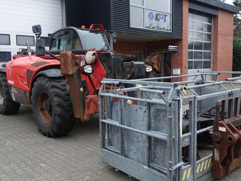 Teleskoplader типа Manitou MT1840A ST3B // Med kurv, gafler, dreje led og trådløs fjernbetjening, Gebrauchtmaschine в Skive (Фотография 1)