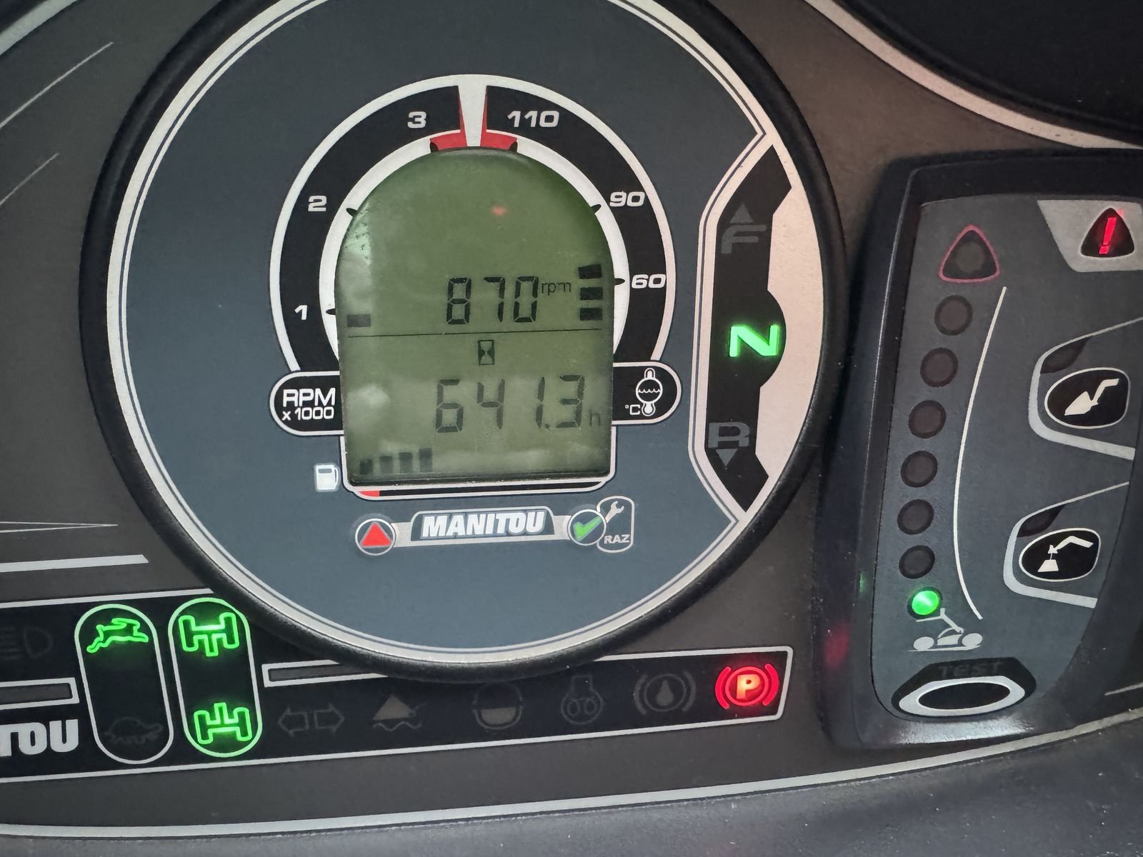 Teleskoplader of the type Manitou MT625 H, Gebrauchtmaschine in Wolfsbach (Picture 12)