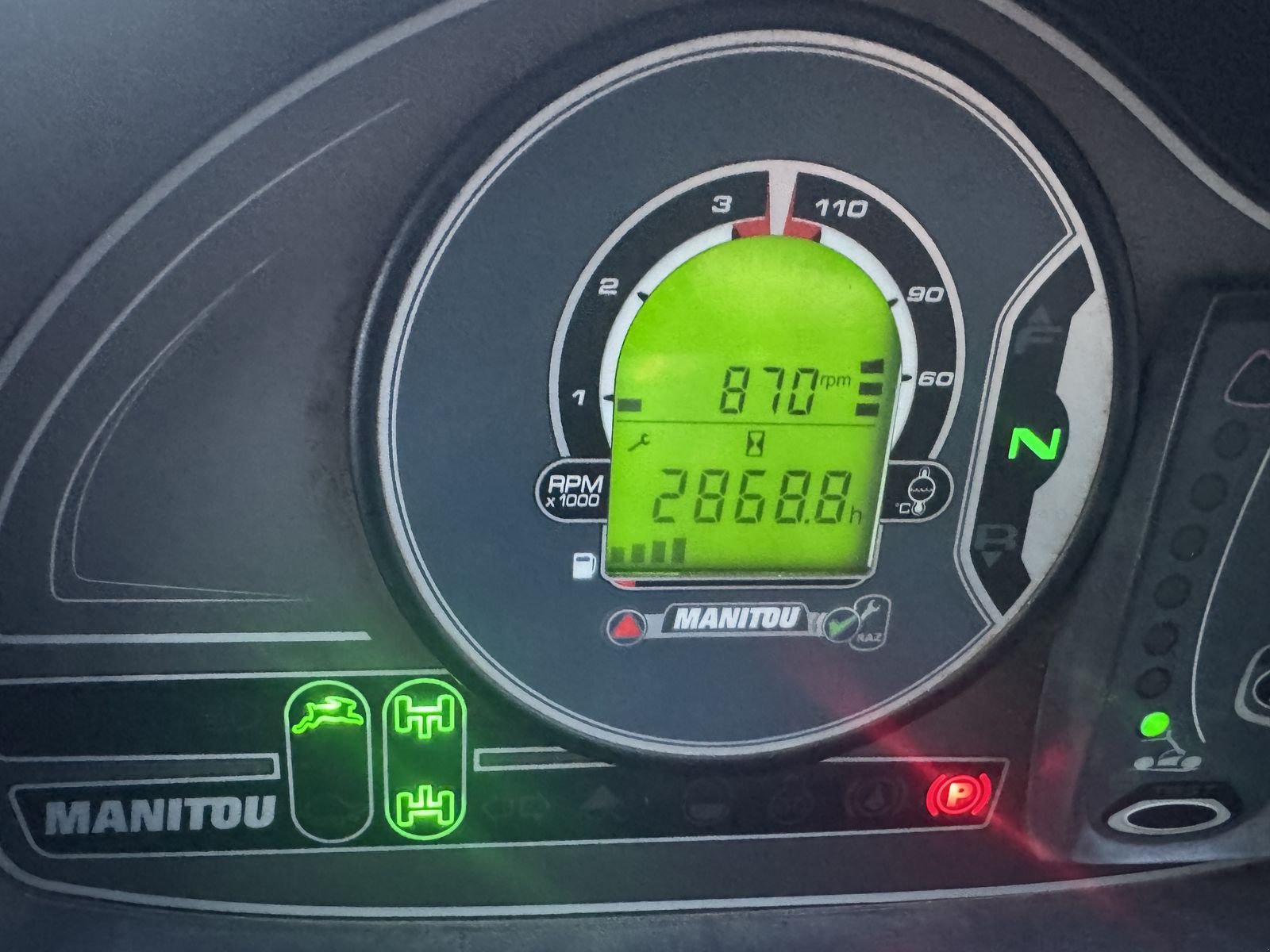 Teleskoplader du type Manitou MT625 H, Gebrauchtmaschine en Wolfsbach (Photo 10)