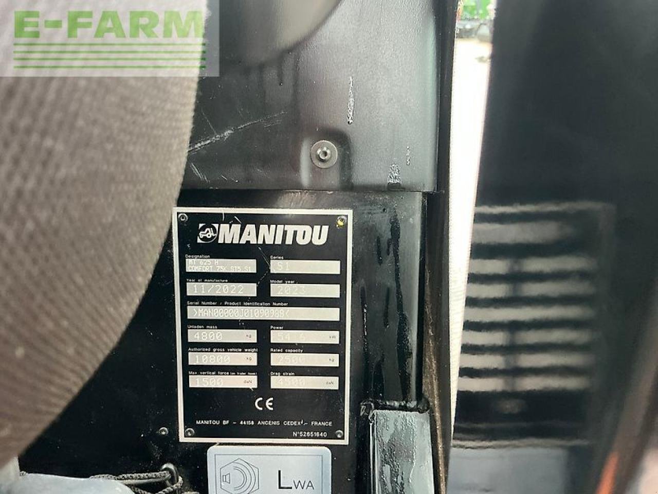 Teleskoplader of the type Manitou mt625h comfort telehandler (st25691), Gebrauchtmaschine in SHAFTESBURY (Picture 18)