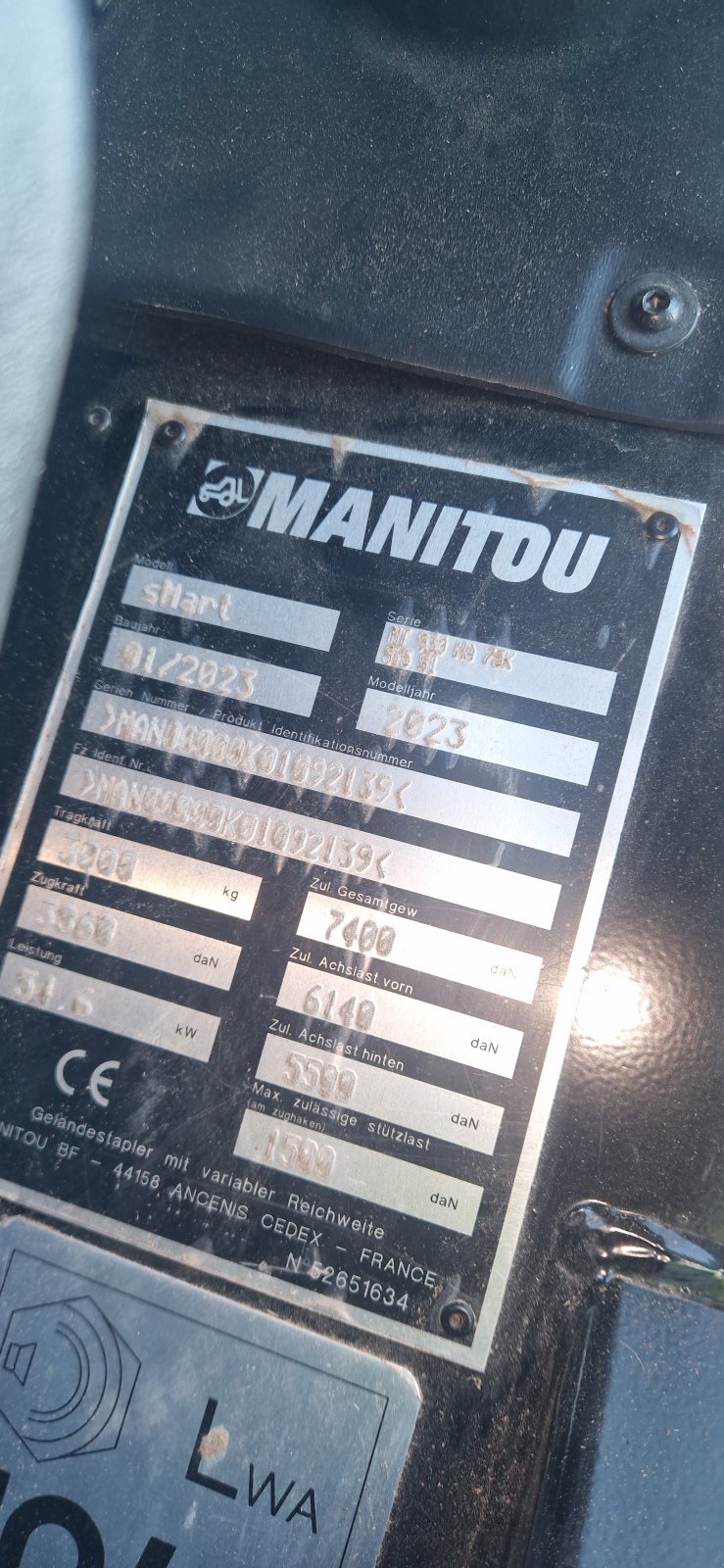 Teleskoplader tip Manitou MT930 HA 75K Teleskoplader Arbeitsbühne Arbeitskorb BJ. 2023 850 Stunden, Gebrauchtmaschine in Palling (Poză 16)