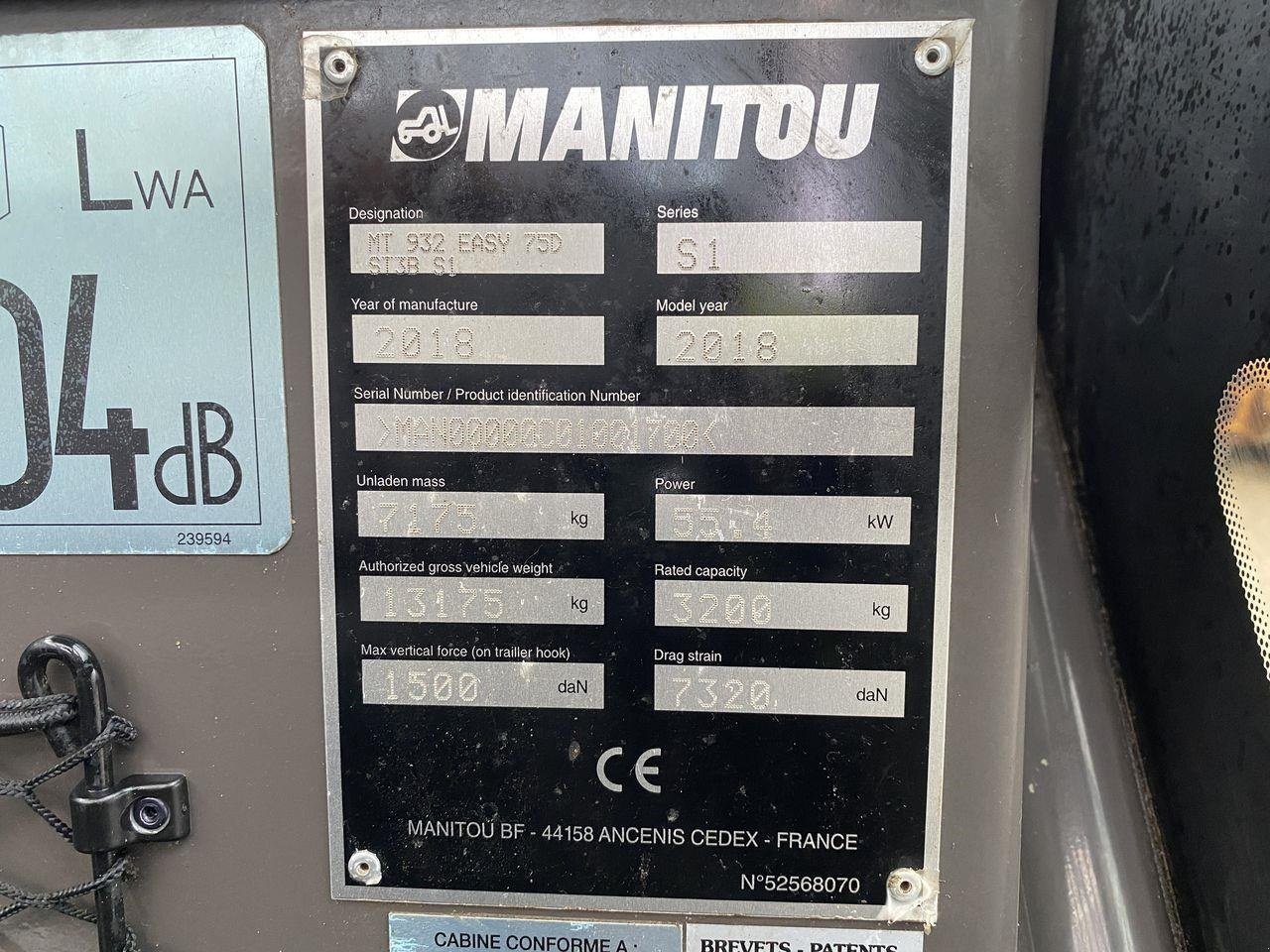 Teleskoplader του τύπου Manitou MT932 EASY COMFORT, Gebrauchtmaschine σε Skive (Φωτογραφία 11)