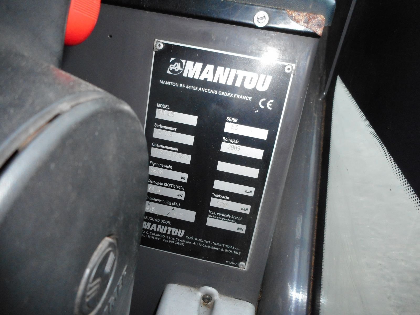 Teleskoplader des Typs Manitou MVT 628 Turbo Powershift, Gebrauchtmaschine in St. Nikolai ob Draßling (Bild 9)