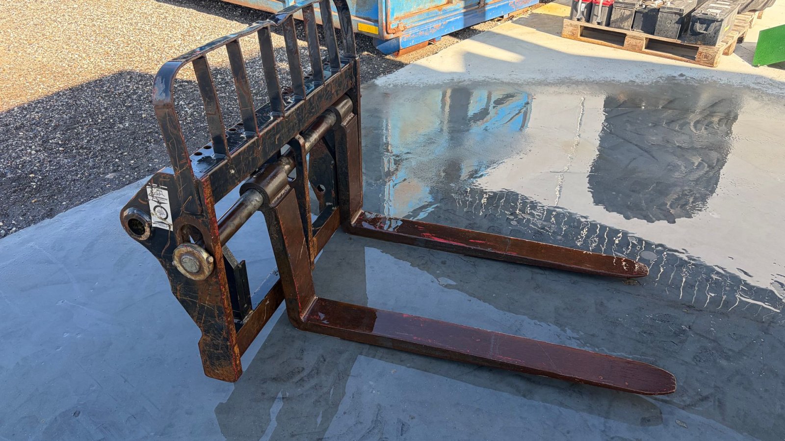 Teleskoplader tip Manitou Pallegafler, Gebrauchtmaschine in Mariager (Poză 2)