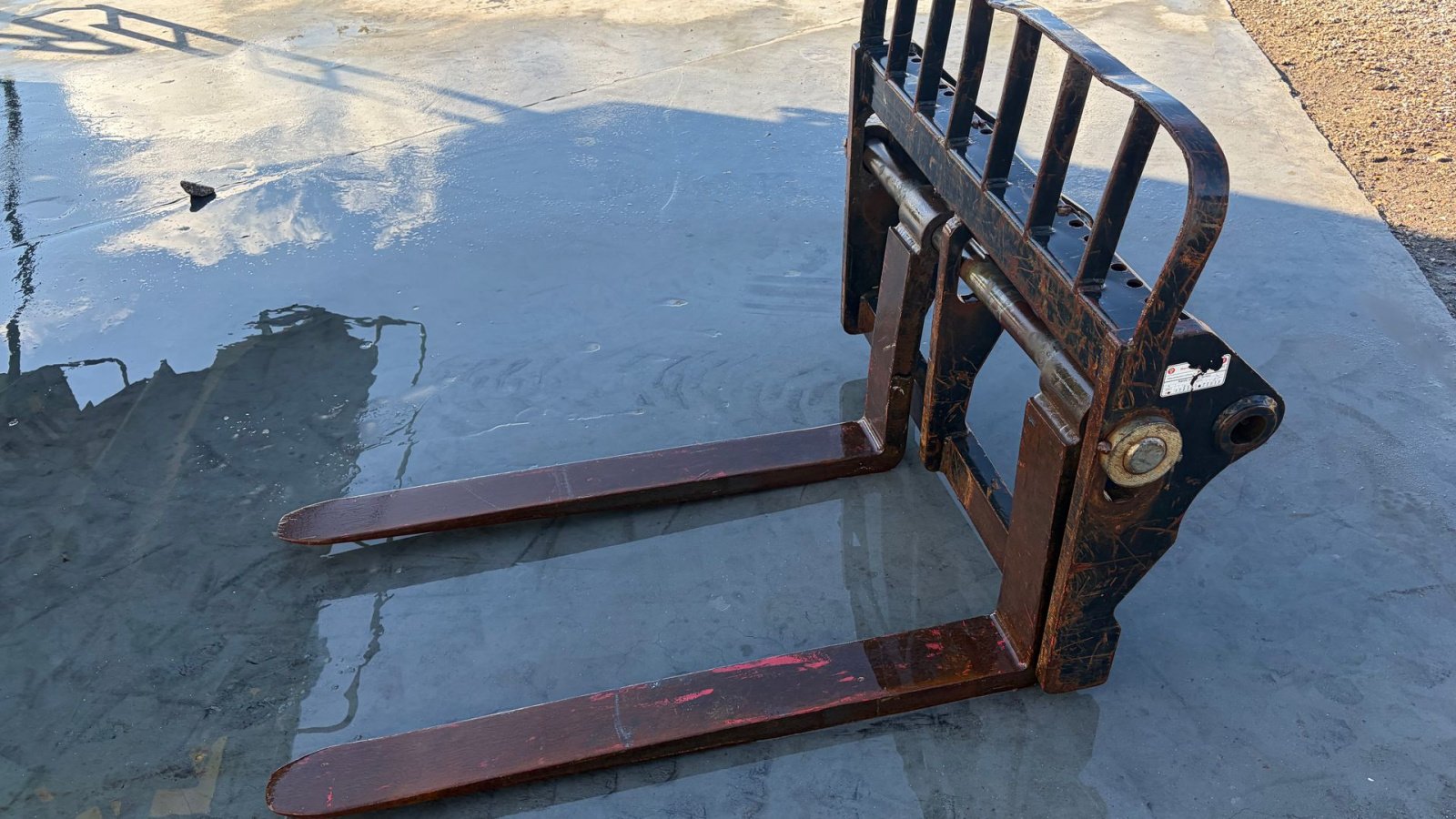 Teleskoplader tip Manitou Pallegafler, Gebrauchtmaschine in Mariager (Poză 4)