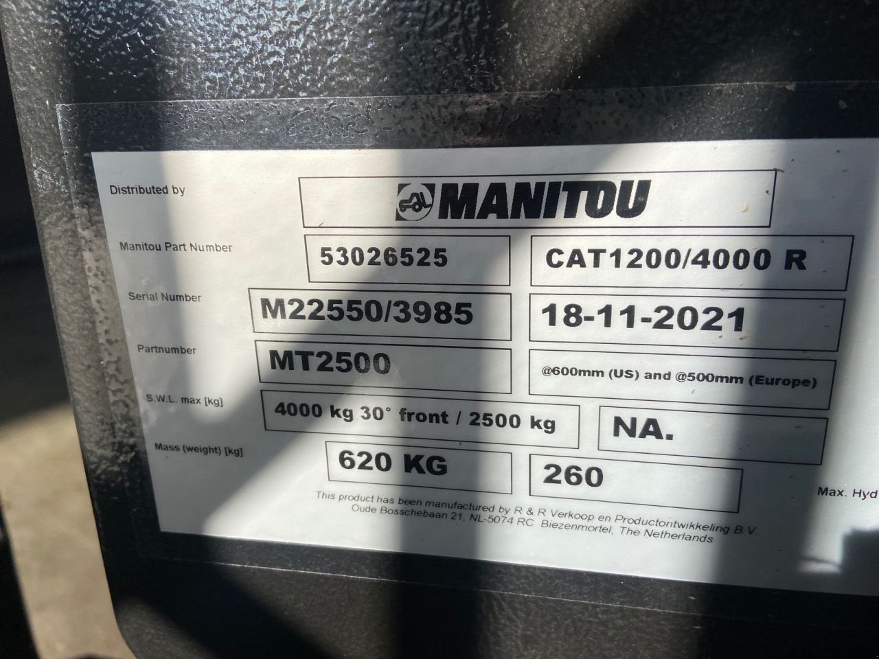Teleskoplader of the type Manitou romaster, Neumaschine in Laren Gld (Picture 2)