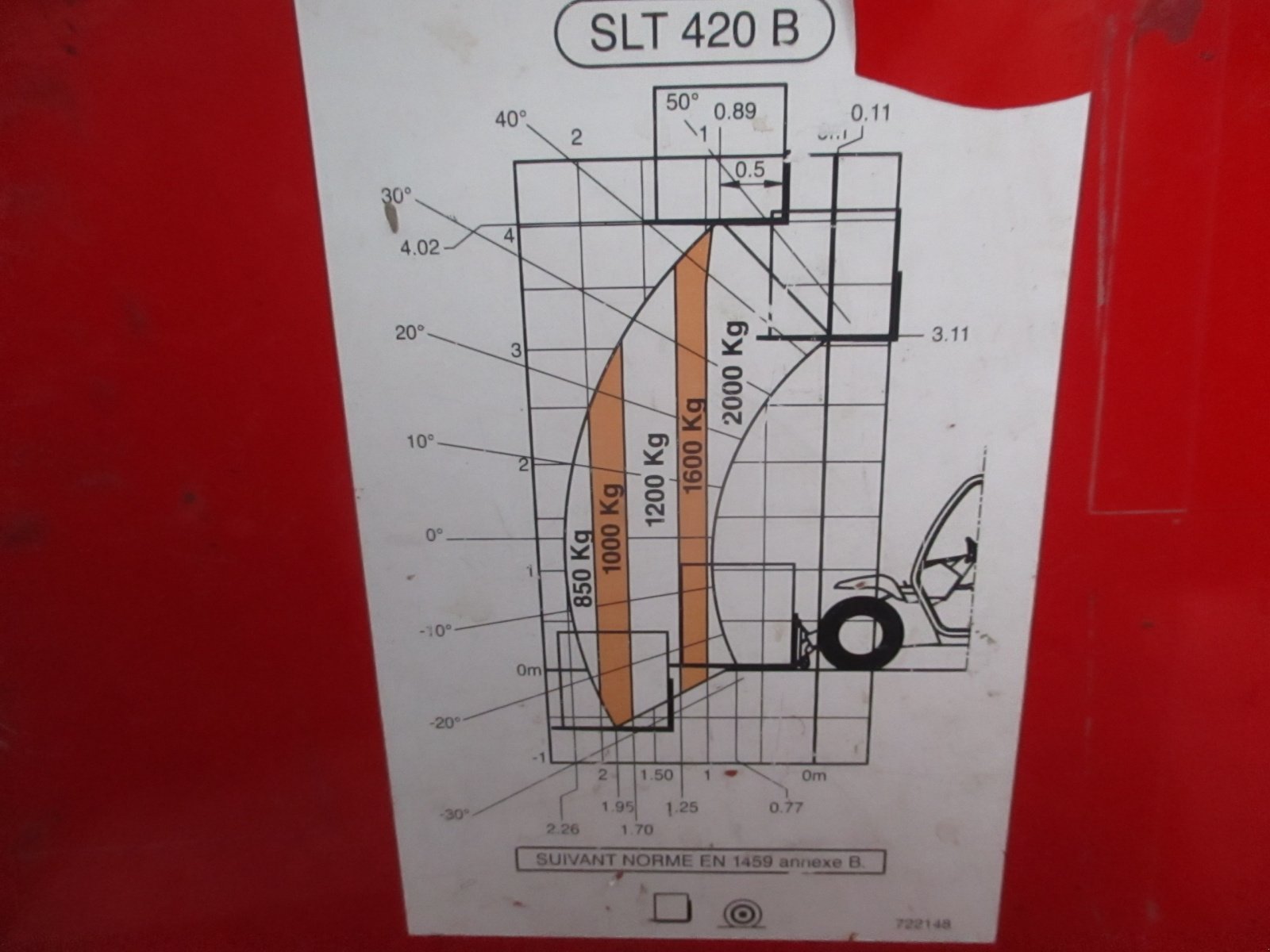 Teleskoplader del tipo Manitou SLT 420, Gebrauchtmaschine In Obrigheim (Immagine 9)