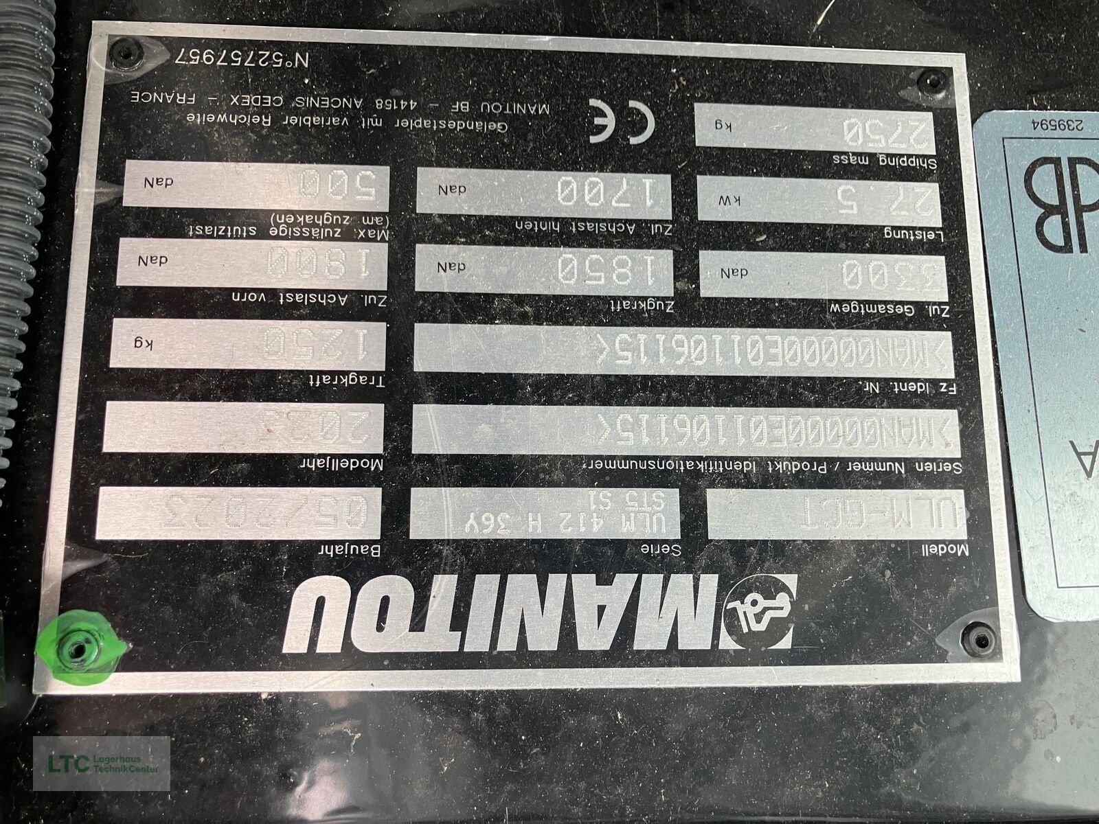 Teleskoplader του τύπου Manitou ULM 412 H, Vorführmaschine σε Herzogenburg (Φωτογραφία 15)