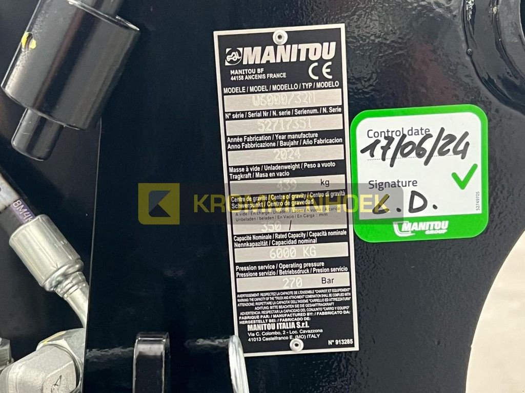 Teleskoplader typu Manitou W6000 Lier 6 ton, Neumaschine v Apeldoorn (Obrázek 8)