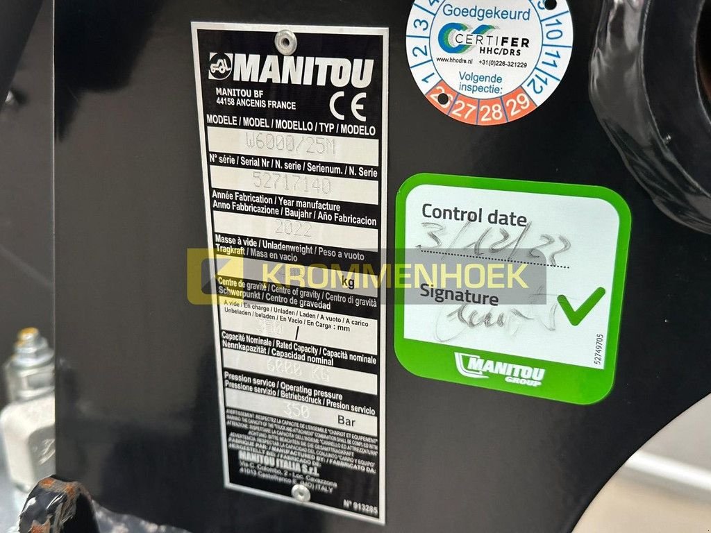 Teleskoplader del tipo Manitou W6000, Gebrauchtmaschine In Apeldoorn (Immagine 4)