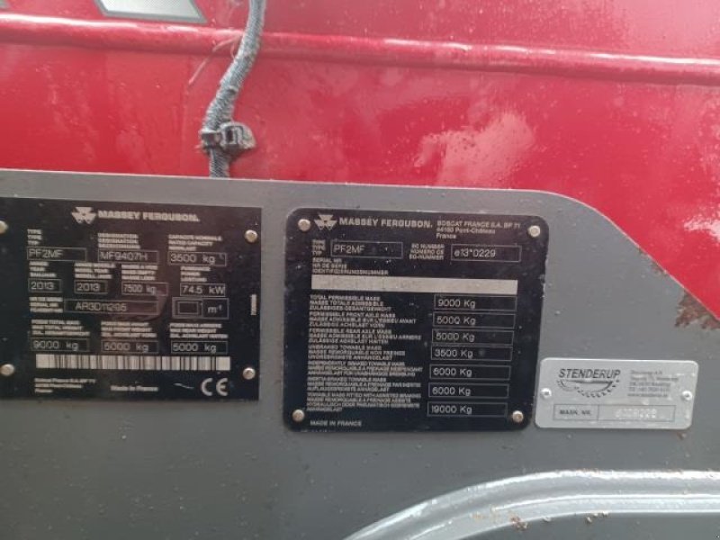 Teleskoplader des Typs Massey Ferguson TELE, Gebrauchtmaschine in Rødding (Bild 4)